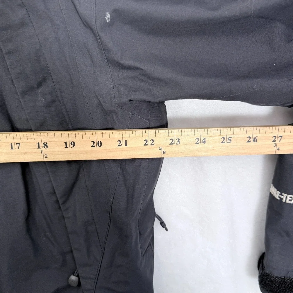Vintage The North Face Gore Tex Jacket Mens M Black Full Zip Rain Mesh Line